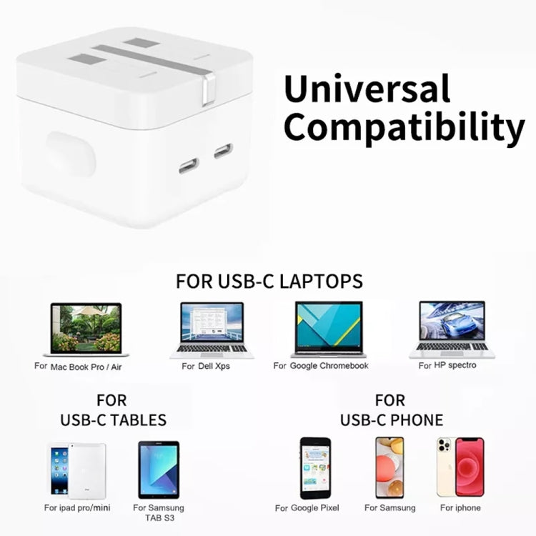 Caricabatterie USB-C 35W doppia porta per iPhone iPad
