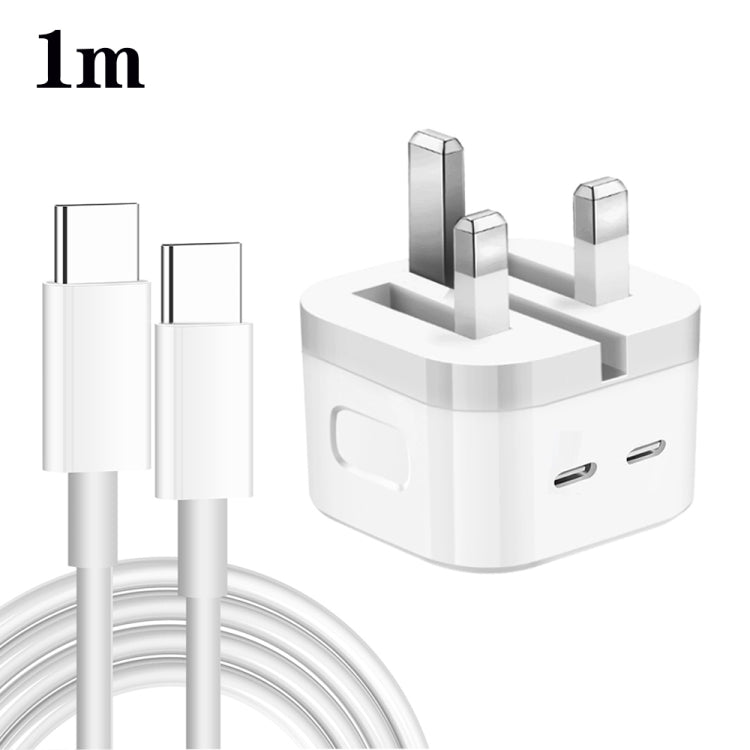 Caricabatterie PD 35W doppia porta USB-C con cavo Type-C