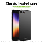 Custodia rigida ultrasottile MOFI Frosted PC, For iPhone SE 2022 / 2020