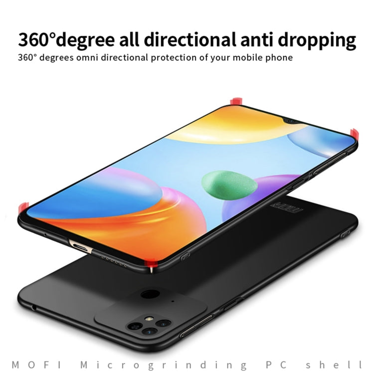 Custodia rigida ultrasottile MOFI Frosted PC, For Xiaomi Redmi 10C / Redmi 10 Power, For Xiaomi POCO M4 Pro 4G