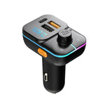 C24 Lettore MP3 Bluetooth per auto Ricarica rapida Trasmettitore FM Vivavoce wireless, C24