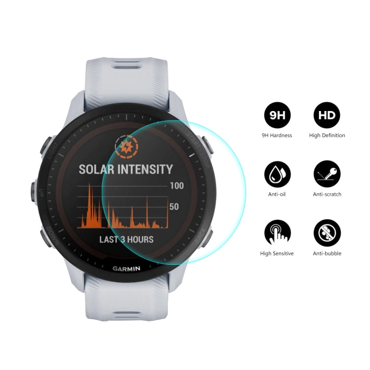 Per Garmin Forerunner 955 ENKAY 0,2 mm 9H Pellicola proteggi schermo in vetro temperato, 1 PC, 2 PCS, 5 PCS, 10 PCS