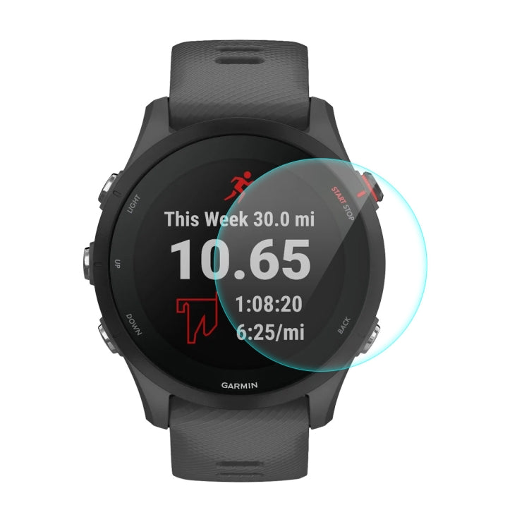 Per Garmin Forerunner 255 ENKAY 0.2mm 9H Pellicola proteggi schermo in vetro temperato per orologio, 1 PC, 2 PCS, 5 PCS, 10 PCS