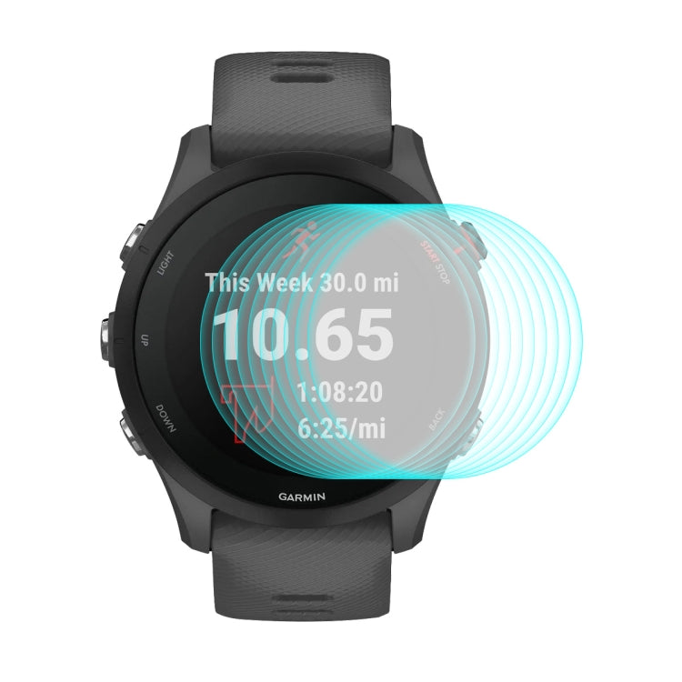Per Garmin Forerunner 255 ENKAY 0.2mm 9H Pellicola proteggi schermo in vetro temperato per orologio, 1 PC, 2 PCS, 5 PCS, 10 PCS