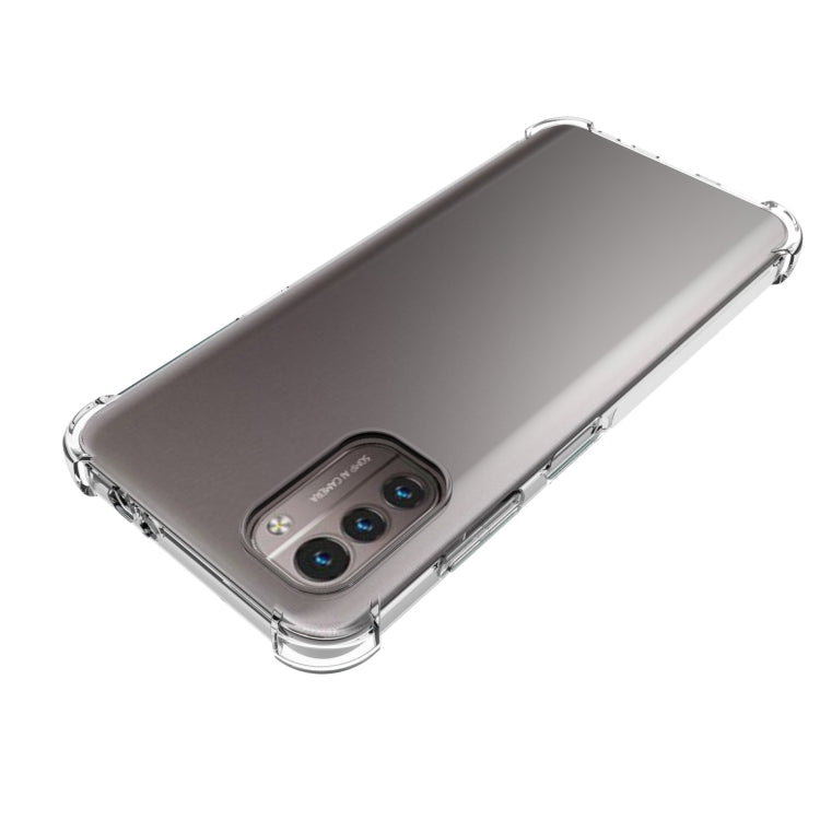 Custodia TPU trasparente antiscivolo per Nokia G21 G11