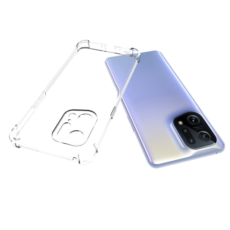 Custodia TPU trasparente per OPPO Find X5 Pro
