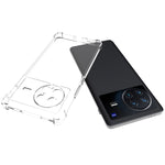 Per vivo X Note 5G JSM Custodia per telefono antiscivolo antiurto con airbag in TPU trasparente, For vivo X Note 5G