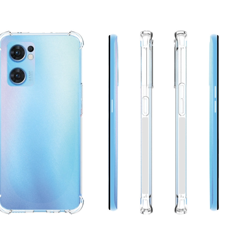 Custodia TPU trasparente per OPPO Reno7 5G