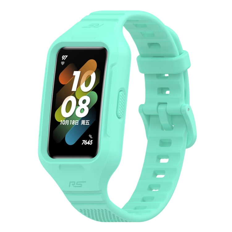 Cinturino integrato in silicone tinta unita, For Huawei Band 8 / 7