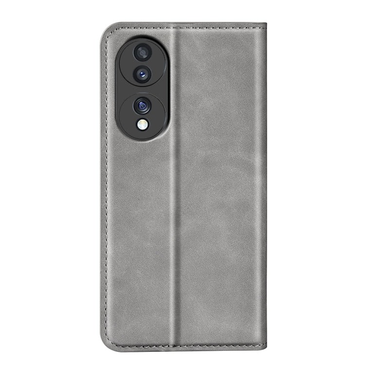 Per HuaWei Honor 70 Custodia per telefono in pelle con aspirazione magnetica retro-pelle, For Honor 70