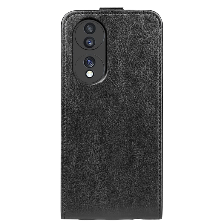 Per Honor 70 R64 Custodia per telefono in pelle con vibrazione verticale Texture, For Honor 70