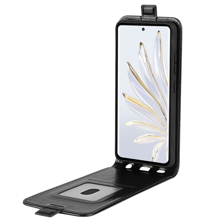Per Honor 70 R64 Custodia per telefono in pelle con vibrazione verticale Texture, For Honor 70