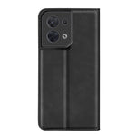Per OPPO Reno8 Custodia per telefono in pelle con aspirazione magnetica retro-pelle, For OPPO Reno8