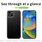 Custodia per telefono in TPU ultrasottile serie MOFI Ming, For iPhone 14, For iPhone 14 Pro, For iPhone 14 Plus, For iPhone 14 Pro Max, For iPhone 13 mini, For iPhone 13, For iPhone 13 Pro, For iPhone 13 Pro Max