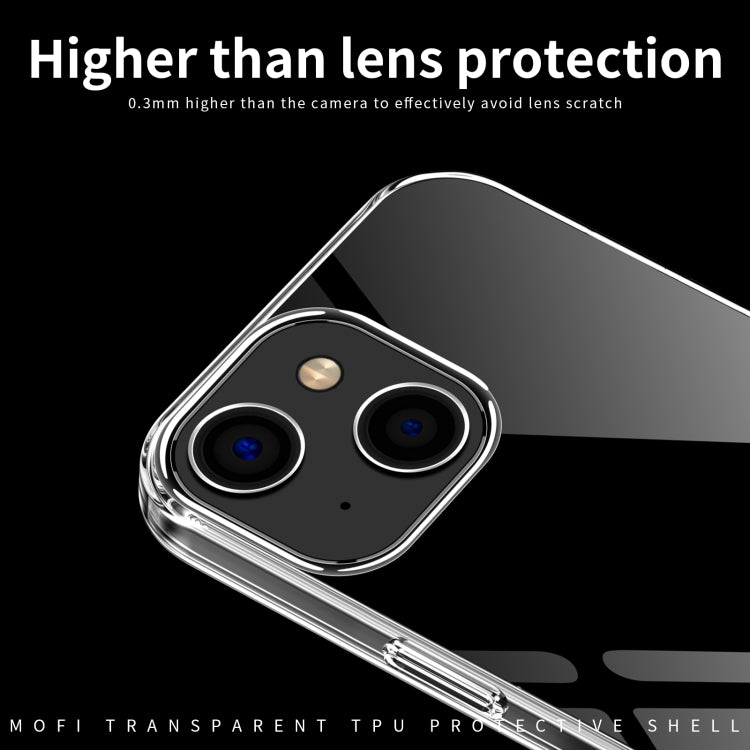 Custodia per telefono in TPU ultrasottile serie MOFI Ming, For iPhone 14, For iPhone 14 Pro, For iPhone 14 Plus, For iPhone 14 Pro Max, For iPhone 13 mini, For iPhone 13, For iPhone 13 Pro, For iPhone 13 Pro Max