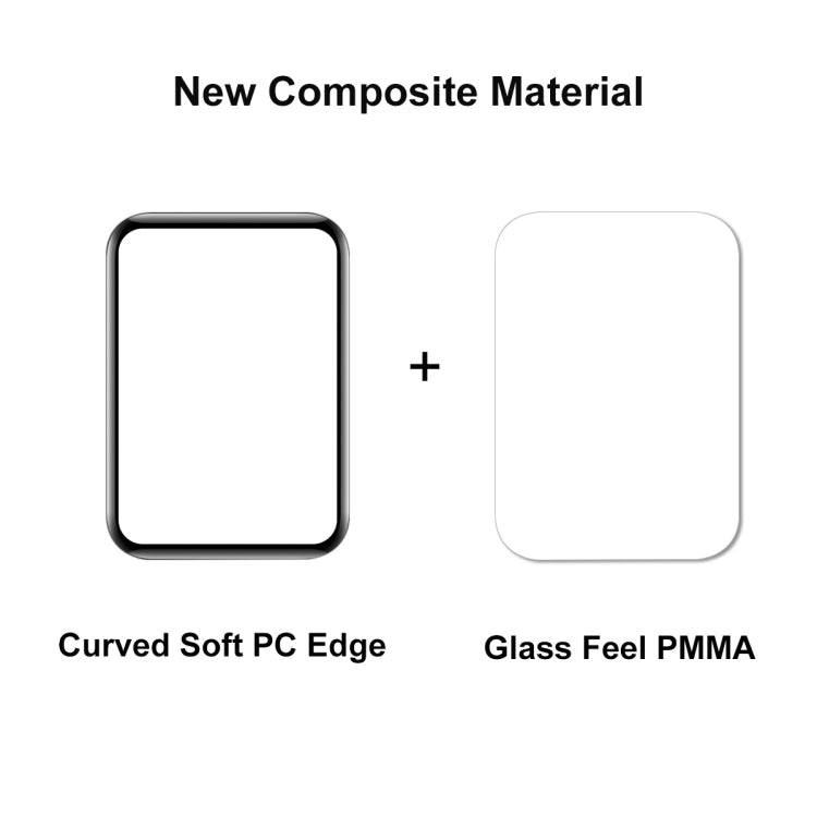 Per Huawei Watch Fit 2 ENKAY Hat-Prince 3D Full Coverage Soft PC Edge + Pellicola proteggi schermo PMMA HD, 1 PC, 2 PCS, 5 PCS, 10 PCS