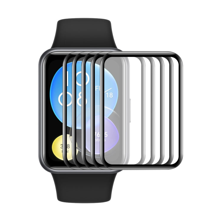 Per Huawei Watch Fit 2 ENKAY Hat-Prince 3D Full Coverage Soft PC Edge + Pellicola proteggi schermo PMMA HD, 1 PC, 2 PCS, 5 PCS, 10 PCS