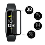 Per Samsung Galaxy Fit 2 ENKAY Hat-Prince 3D Full Coverage Soft PC Edge + Pellicola proteggi schermo PMMA HD, 1 PC, 2 PCS, 5 PCS, 10 PCS