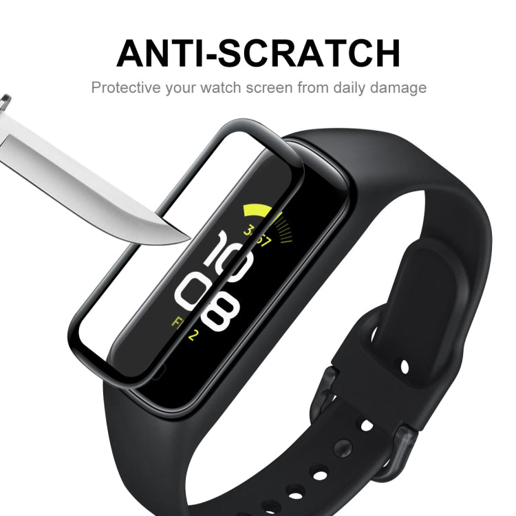 Per Samsung Galaxy Fit 2 ENKAY Hat-Prince 3D Full Coverage Soft PC Edge + Pellicola proteggi schermo PMMA HD, 1 PC, 2 PCS, 5 PCS, 10 PCS