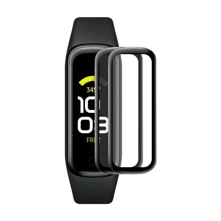 Per Samsung Galaxy Fit 2 ENKAY Hat-Prince 3D Full Coverage Soft PC Edge + Pellicola proteggi schermo PMMA HD, 1 PC, 2 PCS, 5 PCS, 10 PCS