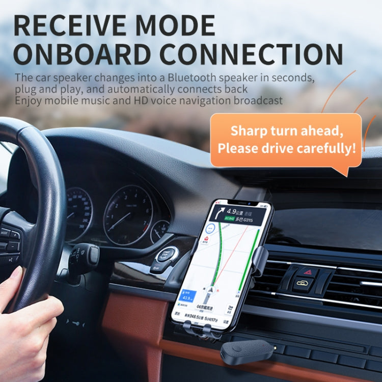 T06 Ricevitore Bluetooth 5.1 per auto 2 in 1 Trasmettitore audio da 3,5 mm