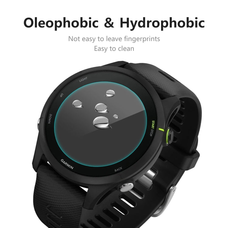 Per Garmin Forerunner 255S ENKAY 0.2mm 9H Pellicola proteggi schermo in vetro temperato per orologio, 1 PC, 2 PCS, 5 PCS, 10 PCS