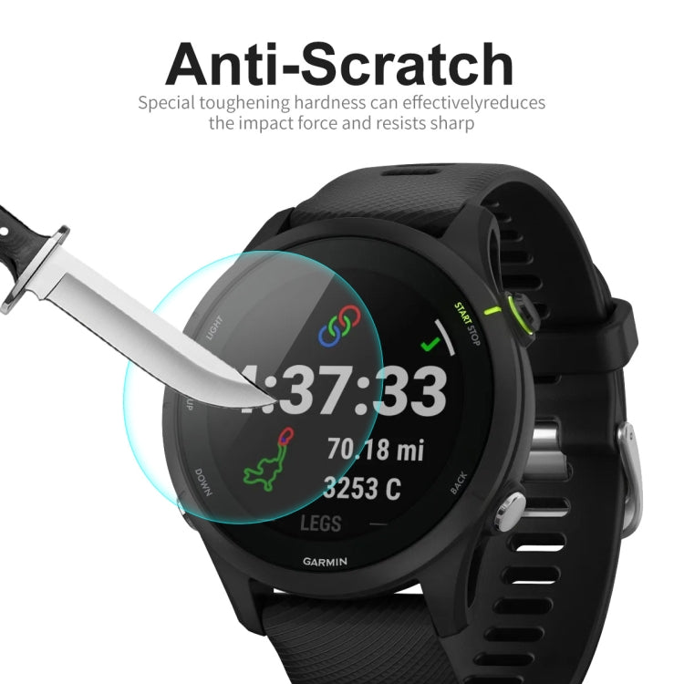 Per Garmin Forerunner 255S ENKAY 0.2mm 9H Pellicola proteggi schermo in vetro temperato per orologio, 1 PC, 2 PCS, 5 PCS, 10 PCS