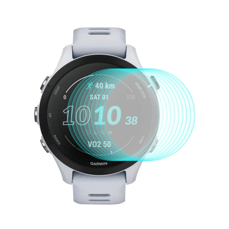 Per Garmin Forerunner 255S ENKAY 0.2mm 9H Pellicola proteggi schermo in vetro temperato per orologio, 1 PC, 2 PCS, 5 PCS, 10 PCS