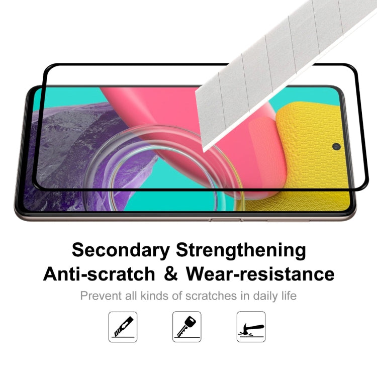 Per Samsung Galaxy M53 4G ENKAY Hat-Prince Full Glue 0.26mm 9H 2.5D Vetro temperato Full Film, For Samsung Galaxy M53 4G (1 PC), For Samsung Galaxy M53 4G (2 PCS), For Samsung Galaxy M53 4G (5 PCS), For Samsung Galaxy M53 4G (10 PCS)