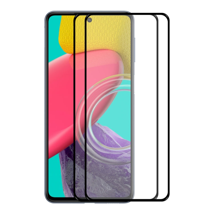 Per Samsung Galaxy M53 4G ENKAY Hat-Prince Full Glue 0.26mm 9H 2.5D Vetro temperato Full Film, For Samsung Galaxy M53 4G (1 PC), For Samsung Galaxy M53 4G (2 PCS), For Samsung Galaxy M53 4G (5 PCS), For Samsung Galaxy M53 4G (10 PCS)