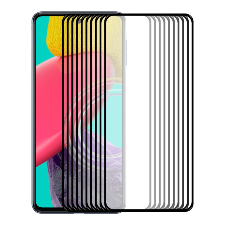 Per Samsung Galaxy M53 4G ENKAY Hat-Prince Full Glue 0.26mm 9H 2.5D Vetro temperato Full Film, For Samsung Galaxy M53 4G (1 PC), For Samsung Galaxy M53 4G (2 PCS), For Samsung Galaxy M53 4G (5 PCS), For Samsung Galaxy M53 4G (10 PCS)