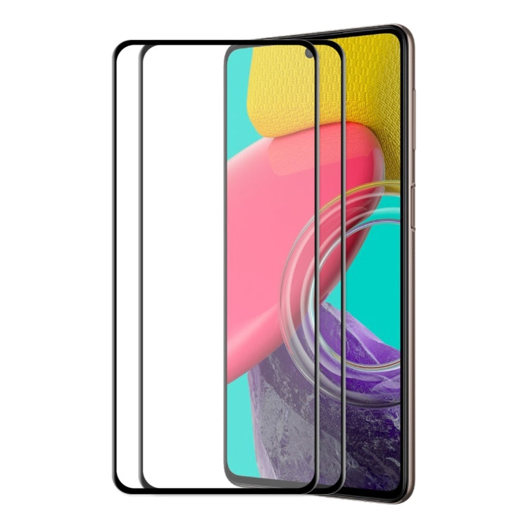 Per Samsung Galaxy M53 4G ENKAY Hat-Prince 6D Full Glue Vetro temperato Full Film, For Samsung Galaxy M53 4G(1 PC), For Samsung Galaxy M53 4G(2 PCS), For Samsung Galaxy M53 4G(5 PCS)