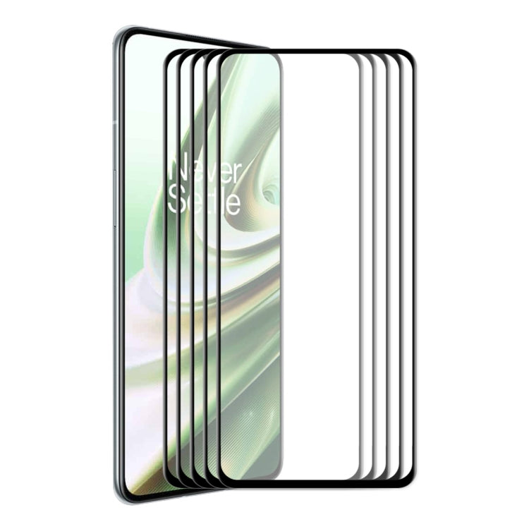 Per OnePlus 10R ENKAY Hat-Prince 6D Full Glue Vetro temperato Full Film, For OnePlus 10R (1 PC), For OnePlus 10R (2 PCS), For OnePlus 10R (5 PCS)