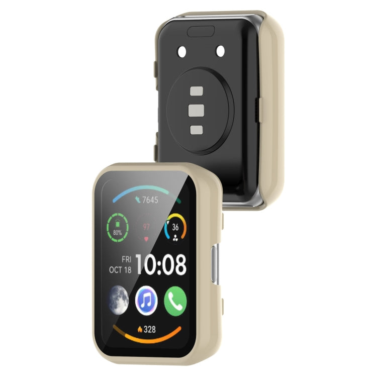 Custodia protettiva per orologio completamente chiusa con pellicola rinforzata in PC +, For OPPO Watch Free
