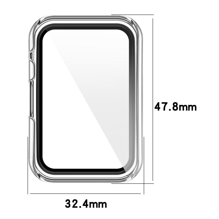 Custodia protettiva per orologio completamente chiusa con pellicola rinforzata in PC +, For OPPO Watch Free