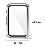 Custodia protettiva per orologio completamente chiusa in PC + pellicola rinforzata, For Huawei Watch Fit, For Huawei Watch Fit New