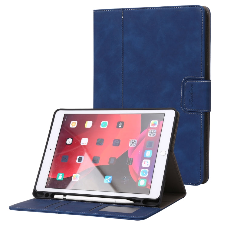 Custodia per Tablet in Pelle Flip Orizzontale Trama di Vitello, For iPad 10.2 2019 / 2020 / 2021, For iPad Air 3 10.5 / Pro 10.5