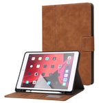 Custodia per Tablet in Pelle Flip Orizzontale Trama di Vitello, For iPad 10.2 2019 / 2020 / 2021, For iPad Air 3 10.5 / Pro 10.5
