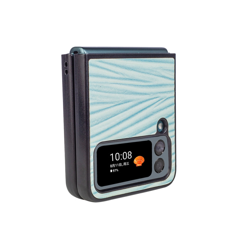 Per la custodia del telefono Samsung Galaxy Z Flip4 Water Ripple Texture, White, Pink, Black, Gray, Light Green, Purple, Brown