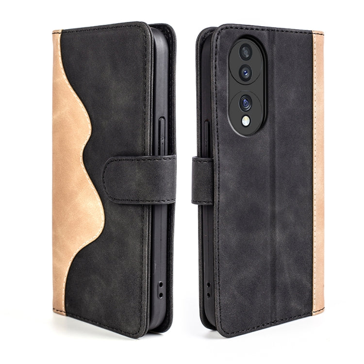 Per Honor 70 Custodia per telefono in pelle flip orizzontale con cuciture, For Honor 70