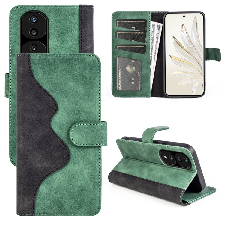 Per Honor 70 Pro Custodia per cellulare in pelle con cuciture orizzontali, For Honor 70 Pro