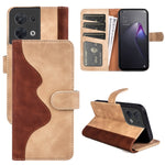 Per OPPO Reno8 Custodia per telefono in pelle flip orizzontale con cuciture, For OPPO Reno8