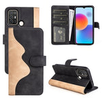 Per ZTE Blade A52 Custodia per cellulare in pelle con cuciture orizzontali, For ZTE Blade A52