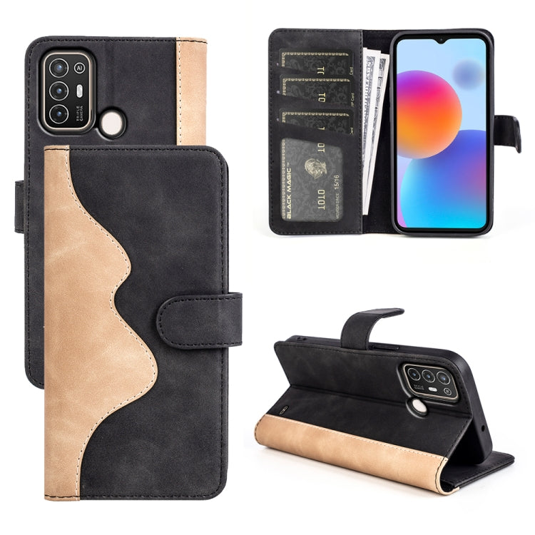 Per ZTE Blade A52 Custodia per cellulare in pelle con cuciture orizzontali, For ZTE Blade A52