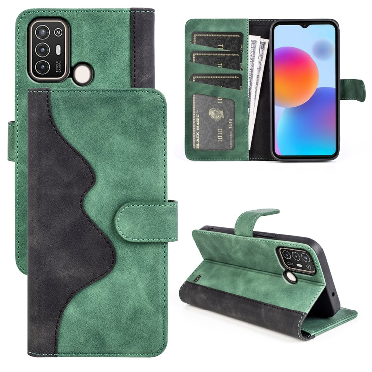 Per ZTE Blade A52 Custodia per cellulare in pelle con cuciture orizzontali, For ZTE Blade A52