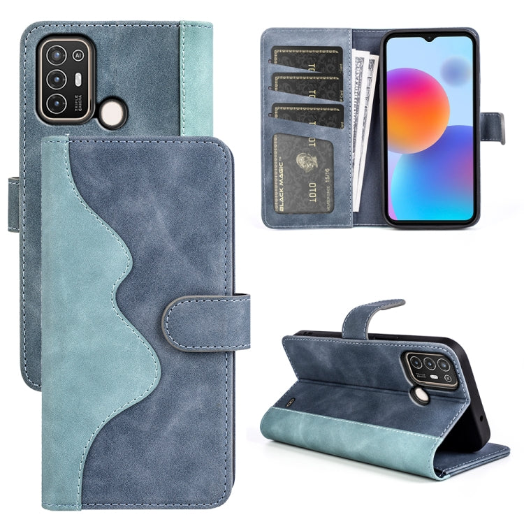 Per ZTE Blade A52 Custodia per cellulare in pelle con cuciture orizzontali, For ZTE Blade A52