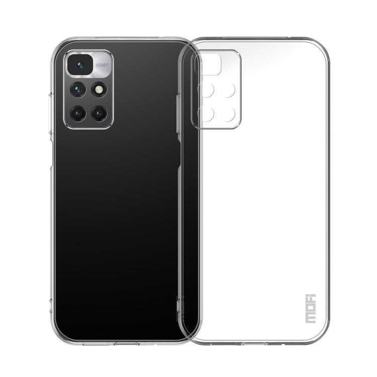 Custodia per telefono in TPU ultrasottile serie MOFI Ming, For Xiaomi Redmi 10 Prime 2022, For Xiaomi Redmi 10 Power / 10C, For Xiaomi Redmi Note 11T SE / Note 10 5G, For Xiaomi Redmi Note 11T Pro 5G / Note 11T Pro+