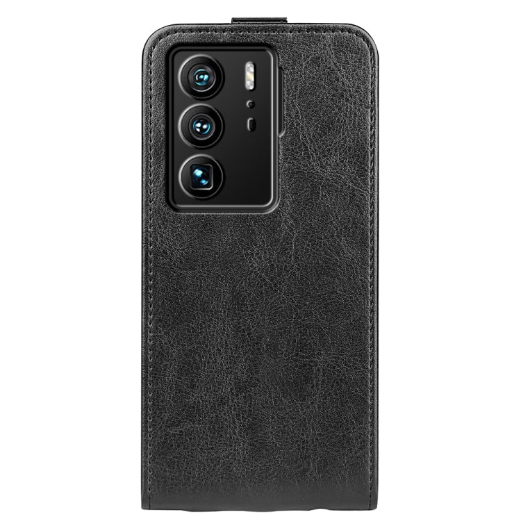 Per ZTE Axon 40 Ultra R64 Custodia in pelle con vibrazione verticale Texture, For ZTE Axon 40 Ultra