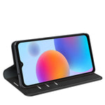 Per ZTE Blade A52 Custodia per telefono in pelle con aspirazione magnetica retro-pelle, For ZTE Blade A52