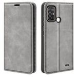 Per ZTE Blade A52 Custodia per telefono in pelle con aspirazione magnetica retro-pelle, For ZTE Blade A52